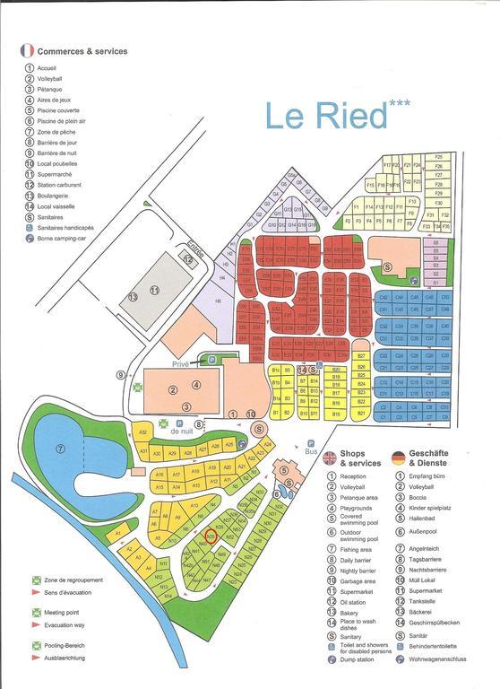 Camping Du Ried Boofzheim Exterior foto